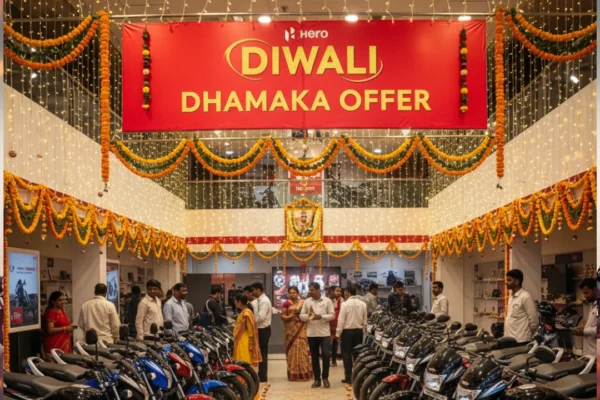 This Diwali, bring home the Hero Super Splendor — now more affordable than ever!